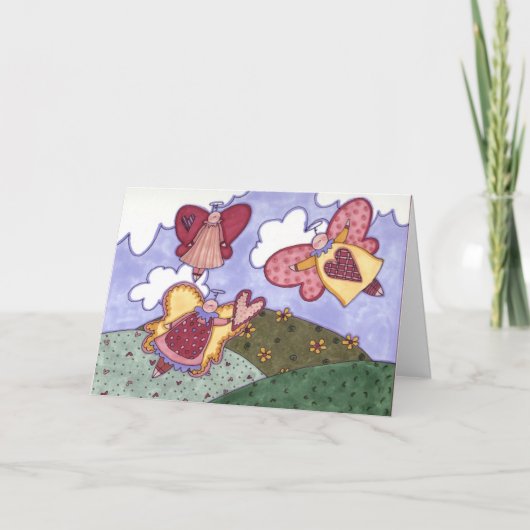 Valentine Angels - Carte de voeux (Devant)