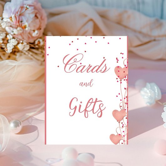 Valentine Aquarelle coeur signe de douche