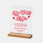 Valentine Baby shower My Water Broke Jeu (Angle)