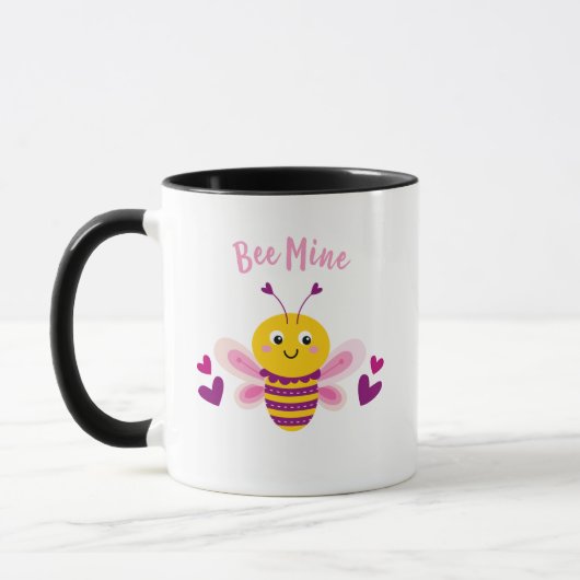Valentine Bee Mine Mug (Gauche)