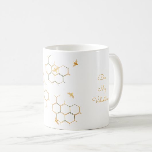 Valentine Bee Mug (Devant droit)