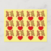 Valentine Birds sur une carte postale Motif de coe (Devant)
