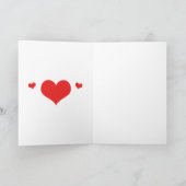 Valentine Bumblebee avec carte de coeur (Intérieur)