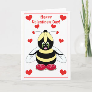 Valentine Bumblebee avec carte de coeur
