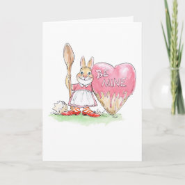 Valentine Bunny Baker Kaart
