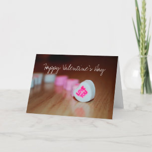 Valentine Candy Hearts - Carte d'amour de la Saint