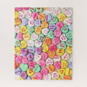 Valentine Candy Quote Hearts Legpuzzel (Verticaal)