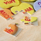 Valentine Candy Quote Hearts Legpuzzel (Zijkant)