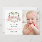 Valentine Carte photo pour grand-parent (Devant)