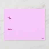 Valentine carte rose mermaid valentines Par Renee (Dos)