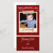 Valentine Cartes photos (Devant / Derrière)