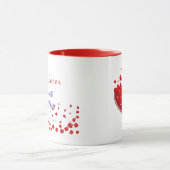 Valentine Celebration Racer Design Cute Mug (Centre)