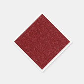 Valentine Classic Trendy Red Glitter Servet (Hoek)