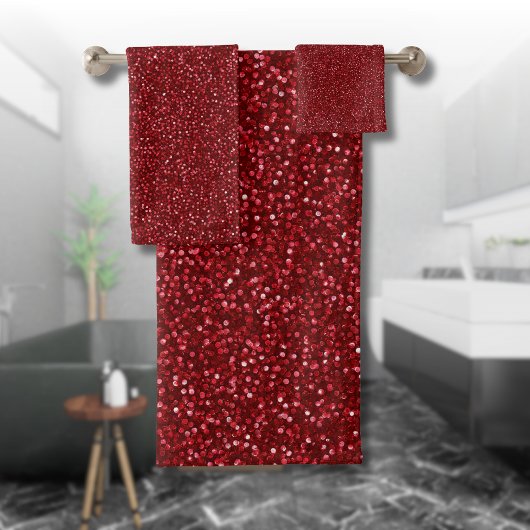 Valentine Classique Tendance Rouge Pailleté