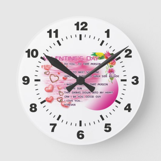 Valentine-Clock-ENG-1-12 Ronde Klok (Voorkant)