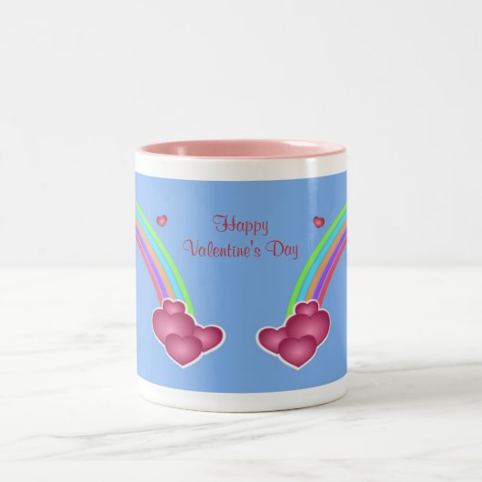 Valentine Coeurs Rainbow Mug (Centre)