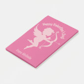 Valentine Cupid nom personnalisé Post-It notes (Incliné)