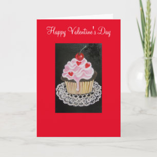 Valentine Cupkake, carte de voeux