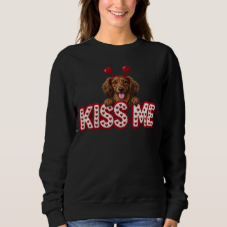 Valentine Dachshund puppy dog  Trui