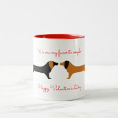 Valentine Dachsund Mug (Centre)