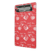 Valentine Day Achtergrond Mini Klembord (Angled2)