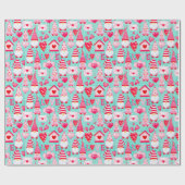 Valentine Day Gnomes Cadeaupapier (Vlak)