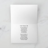 Valentine de carte de voeux de Dieu (Intérieur)