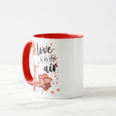 Valentine design : scooter et ballons mug (Devant gauche)