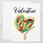 VALENTINE-EDITIE  FEESTDAGENKAART (Voorkant / Achterkant)