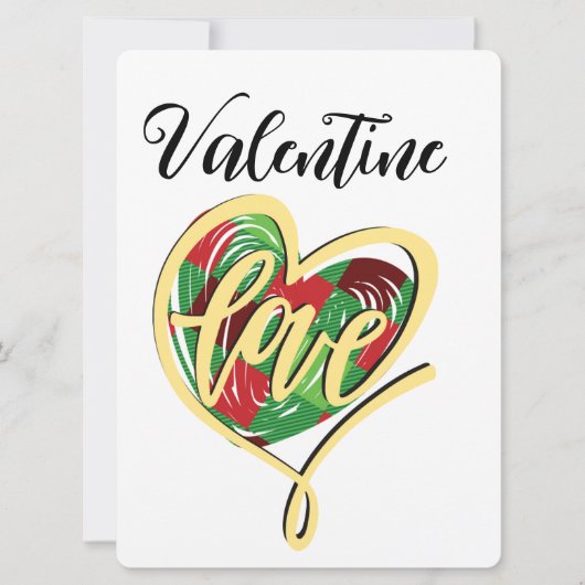 VALENTINE-EDITIE  FEESTDAGENKAART (Voorkant)