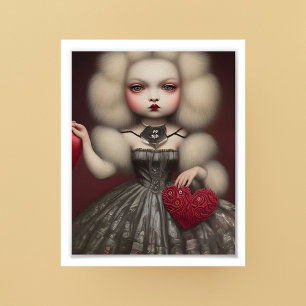 Valentine Een vreemde goth pop poster