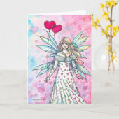 Valentine Fee Blanke kaart van Molly Harrison (Gele Bloem)