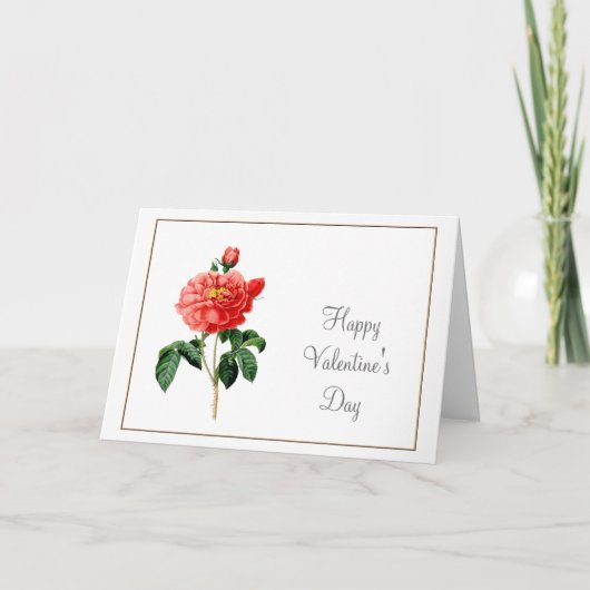 Valentine Feestdagen Kaart (Voorkant)