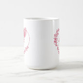 Valentine Fingerprint Heart  Mug (Centre)