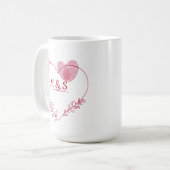 Valentine Fingerprint Heart  Mug (Devant gauche)