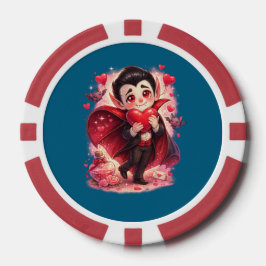 Valentine Funny Dracula  Poker Chips