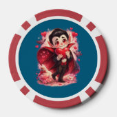 Valentine Funny Dracula  Poker Chips (Achterkant)