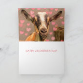Valentine Geit Feestdagen Kaart (Binnen)