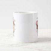 Valentine Gerbil Coffee Mug – Cute Heart Glasses  (Devant)
