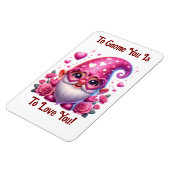 Valentine Gnome Flexible Photo Magnet (Côté Gauche)