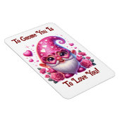Valentine Gnome Flexible Photo Magnet (Côté Droit)