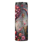 Valentine Gnome Heart Tree Thermosbeker (Achterkant)