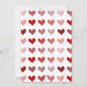 valentine grossesse faire-part amour coeur (Dos)