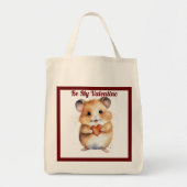 Valentine Hamster Avec Sac fourre-tout Coeur (Devant)