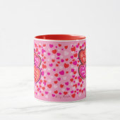 Valentine Heart Balloons Mug (Centre)