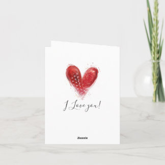 Valentine Heart design Feestdagen Kaart