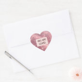 Valentine Heart Sticker Show Someone You Care (Enveloppe)