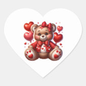 Valentine Heart Stickers (Devant)