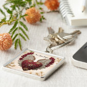 "Valentine Heart Wings" Sleutelhanger (Zijkant)