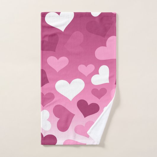 Valentine Hearts (Serviette à main)